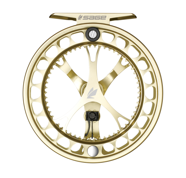 Sage Click Fly Reel Champagne Back Sage Click Fly Reel Champagne Back